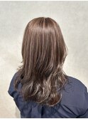20代30代冬カラー◎艶髪グレージュロングレイヤー