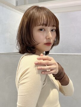 ノイ(noi) 髪質改善トリートメントミルクティーベージュカラーくびれヘア