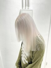 ミュー(Mu)&nbsp;ホワイトブロンド　ホワイトブリーチ　ハイトーン