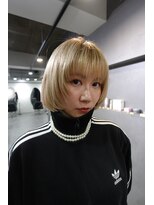 ワンズオゼ 渋谷(ONE's oze)&nbsp;ハイトーンボブ