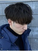 MEN’S HAIR/サーフカール/刈り上げセンターパート/伊勢崎