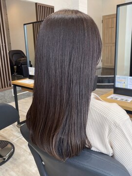 アトリエコア(Atelier Coa) 太白区ブリーチなしダブルカラー顔周りレイヤーカット髪質改善