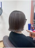 ミルクティーベージュカーキベージュモテ髪絶壁解消小顔カット