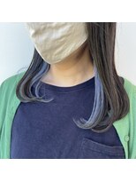 エ フュチュール モア(et Futur more)&nbsp;インナーカラー×ブルーシルバー