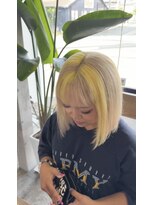 ヴェロニカ バイ ソル(Veronica by SOL)&nbsp;ホワイトベージュ×イエロー