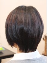 ヘアーメイク ダンス(hair make DANCE)&nbsp;クセ毛改革！！☆エアーストレートでバッサリ　ショートボブ☆