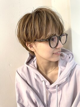 レア 渋谷(Le'a) シースルーshort ハイトーンカラー