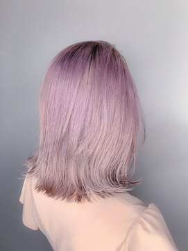 ラズリー(Lazliy) デザインカラー　ホワイトラベンダーカラー