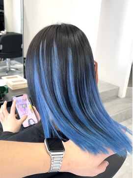 シエラ 心斎橋(CIERA.) CIERA.バレイヤージュ×ブルー