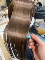 ロンド ストラーダ 心斎橋(Lond strada) シルキーベージュ×グレージュカラー【髪質改善/縮毛矯正】