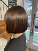 イメチェンヘアスタイルチェリーブラウンフェミニンロングモード