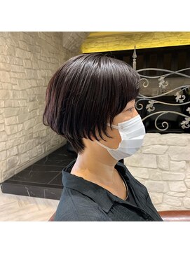 シャル 辻堂(shalu) 再現性高いマダム世代ショートボブ