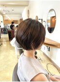 軽やかにまとまるショートボブ