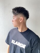 ラフ バイ マグ 南松本(R.A.F. by Mag)&nbsp;10代20代30代スキンフェード前下がりアップバング