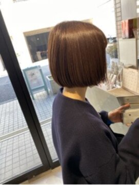 グラスバイネオリーブ 大倉山駅前店(grace by neolive) 髪質改善/ヌーディカラー/ショコラアッシュ/ショートボブ/大倉山