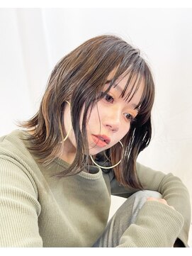 イフイイズカ (Ifh iizuka) face layer × olive beige