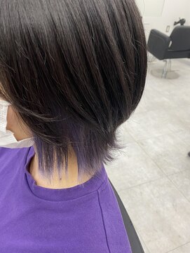 アオアクア バイ グルグル 小岩店(ao akua by GULGUL) チラ見えパープル☆