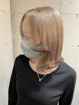 ヴォアソルヂェガーデン(Voasorte GARDEN) 【VoasorteGARDEN】ミルクティー裾カラー