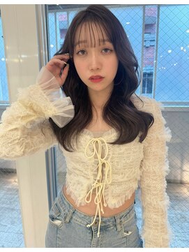 レイラバイアフロート 吉祥寺(Lila by afloat) ラベンダーブラウン/レイヤーカット/韓国ヘア/顔まわりカット