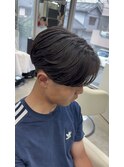 熊本メンズサロン ニュアンスパーマ 毛流れセンターパート