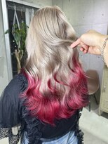 ダンク(DUNK)&nbsp;ホワイトベージュ/エンドカラー/レッドカラー