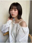 20代30代40代/大人かわいいくびれボブ/結べるボブ/外ハネ/韓国風