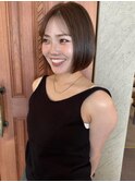 ボブ/ボブヘアー/切りっぱなしボブ