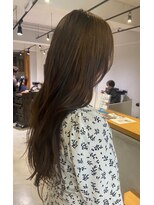 アカラ(acala)&nbsp;レイヤーロングブラウン【イルミナカラー/縮毛矯正/髪質改善】