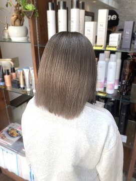 ヘアークルーズピース (hair cruise Piece) ダブルカラー/グレージュカラー/ミルクティーグレージュ
