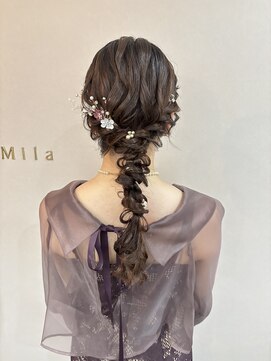 ミラ(Mila) お呼ばれ*ロング★編み下ろし
