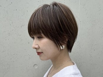エルズ 大宮店(ailes)の写真/立体感/束感/透け感を操る技術で,毎朝のスタイリングも簡単＆時短に◎[大宮/大宮駅/ショート/パーマ/men's]