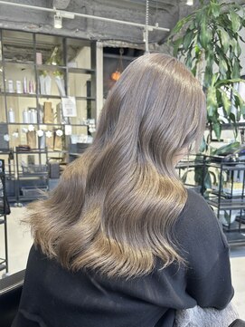 美容室カードル 新小岩店(Cadre) ミルクティーベージュ/オリーブベージュ/wカラー