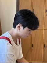 メゾン(Maison) ダウンパーマ＋センターパート/メンズ韓国ヘア/栄/矢場町