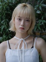 ピークアブー 原宿ハラカド(PEEK-A-BOO) くせ毛多毛ショートボブケアブリーチダメージレス夏ハイトーン金