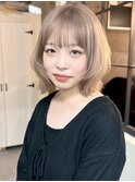 韓国レイヤーカット/ブリーチ/レイヤーカット/ハッシュカット