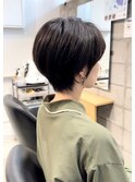 人気の丸みショートに！どんな髪質の方も一度ご相談ください♪