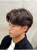 センターパート/ニュアンスパーマ