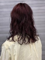 ロックス バイ マグ 松本(rocks BY MAG)&nbsp;チェリーレッド暖色カラーボルドーワインレッド春カラー