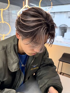 ラ キング(LA KING) ショコラバレイヤージュ/ケアブリーチ/men's hair