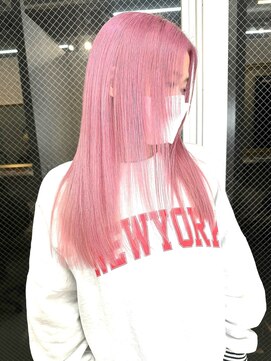 ラニヘアサロン(lani hair salon) ピンクカラー/ペールピンク/ハイトーン/ブリーチ/ダブルカラー