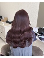 ミングルクラーロヘアー(MINGLE CLARO hair) 暗めpink color