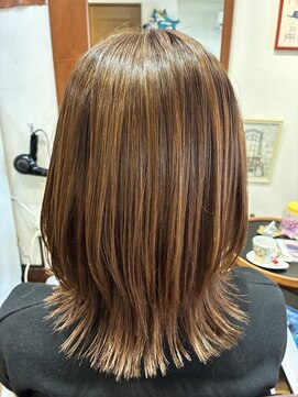 ヘアーメイク スロー(Hair make Slow) くびれボブスタイル