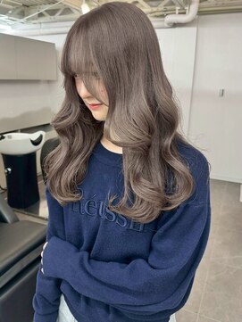 ミル 心斎橋(MIL) グレージュカラー/ミルクティーベージュ/韓国風【心斎橋】