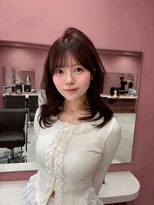 ボタン コロン 表参道 原宿(VOTAN COLON)&nbsp;ハッシュカット/韓国レイヤー/ミディアムレイヤー/原宿/顔まわり
