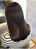 モカグレージュカラー顔周りレイヤー20代～50代【西新大濠荒戸】