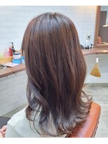 ヘアーサロン カヴィエ(hair salon covie)&nbsp;セミロング　セミロングレイヤー　ブラウンカラー