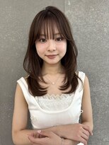 ロンドポレール 北千住(Lond polaire)&nbsp;ミルクティーブロンド/ワンホンレイヤー/韓国巻き/顔周りカット