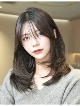 ルル 表参道(lulu.) 結べる長さのミディアムレイヤー/くびれレイヤー