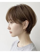 ヘアー ステア(hair stare)&nbsp;美フォルムショート×ブラウンベージュ
