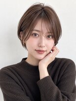 エイプリル 府中(APRiL) 20代細毛|広がりを抑える透け感ショート